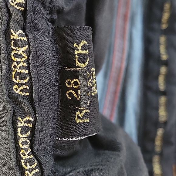 ReRock for Express Bootcut Distressed Jeans, Size 28 - Picture 10 of 11